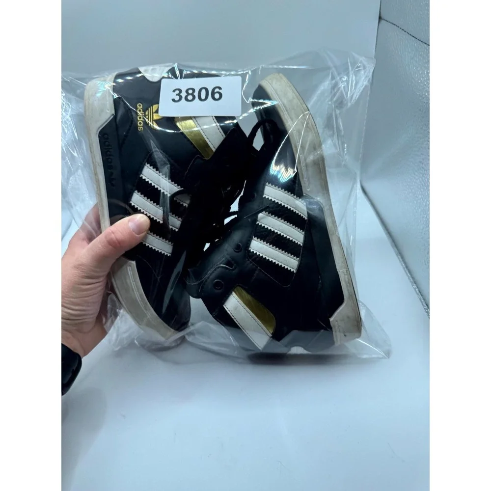 Adidas Originals Drop Step 360 C PS‎ FV5735 Kids 1.5 Sneaker Black Leather Shoes